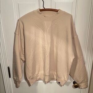 Beige Crewneck Sweatshirt